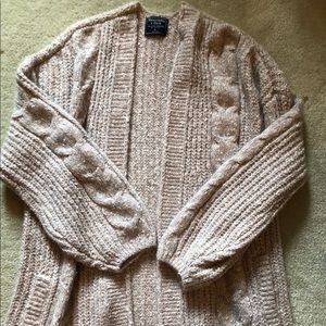 A&F Cream Sweater